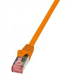 LogiLink 10m Cat.6 S/FTP câble de réseau Orange Cat6 S/FTP (S-STP)
