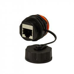 LogiLink NP0083 connecteur de fils RJ-45 Noir, Orange