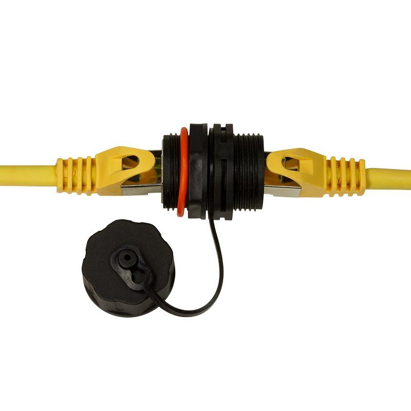 LogiLink NP0083 connecteur de fils RJ-45 Noir, Orange