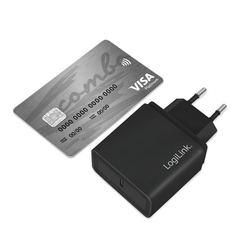 Adap Logilink USB Wall Charger 1 Port black