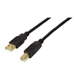 LogiLink UA0265 USB cable 15 m USB 2.0 USB A USB B Black