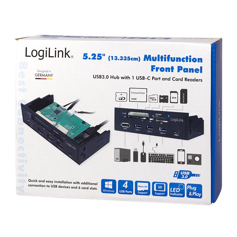 Cardreader Logilink USB 3.0  4-port