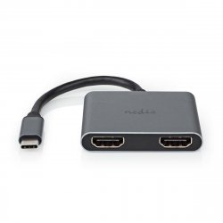 Nedis CCGB64670BK01 adaptateur graphique USB Noir