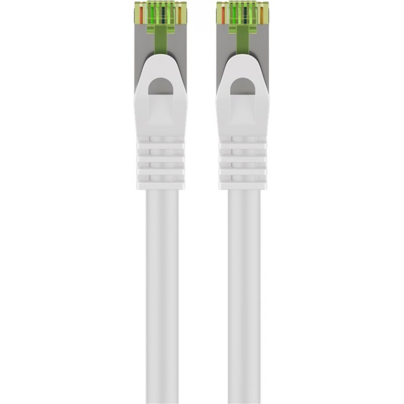 Goobay GHMT-zertifiziertes CAT 8.1 3m Patchkabel, S/FTP (PiMF), weiß
