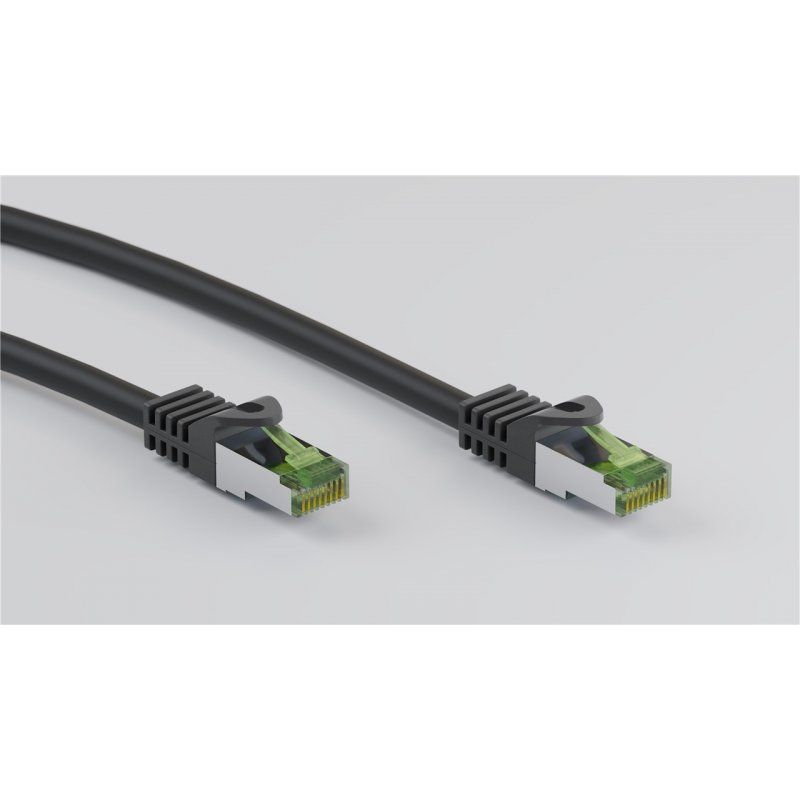 Goobay 61100 networking cable Black 20 m Cat8.1 S/FTP (S-STP)