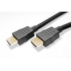 Goobay 61637 câble HDMI 0,5 m HDMI Type A (Standard) Noir