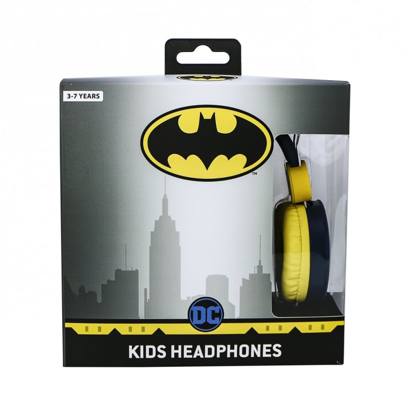 OTL Technologies DC Comics Batman Caped Crusader Écouteurs Avec fil Arceau Musique Bleu
