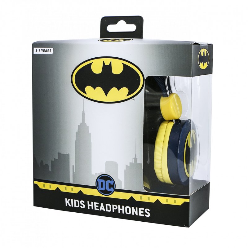 OTL Technologies DC Comics Batman Caped Crusader Blue Kids Core Headphones