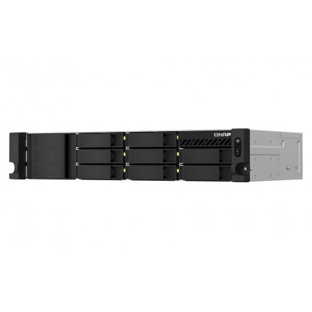 QNAP TS-864EU-8G NAS/storage server Rack (2U) Ethernet LAN Black