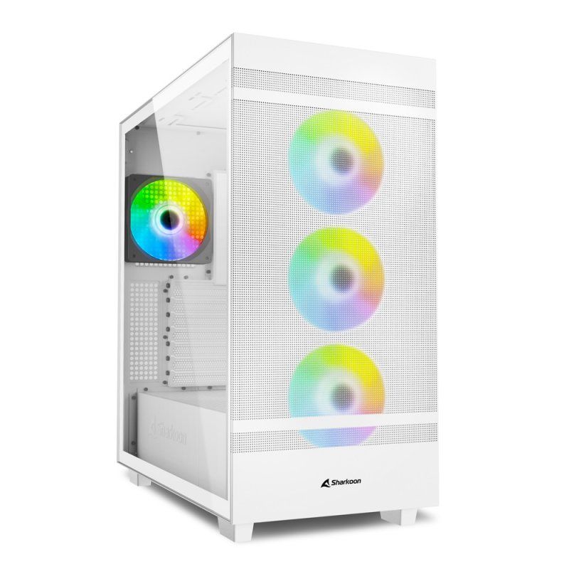 Sharkoon REBEL C50 RGB ATX Full Tower White