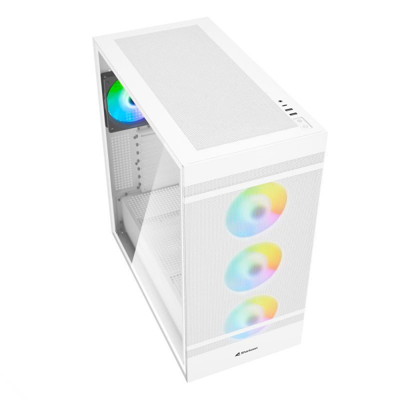 Sharkoon REBEL C50 RGB ATX Full Tower White