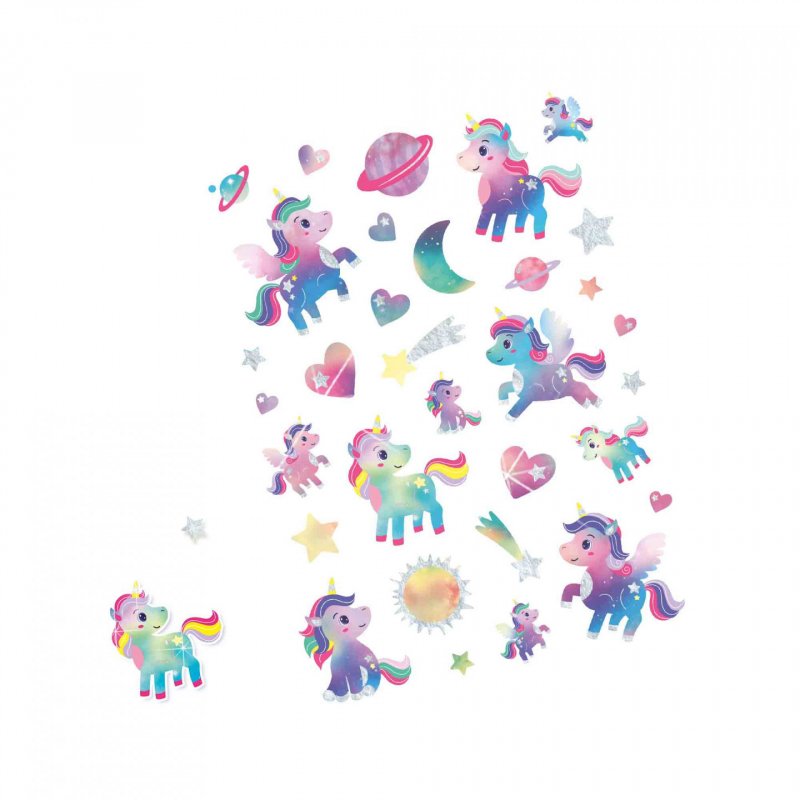 SES Creative - Tattoos - Unicorn Galaxy - (S14764)