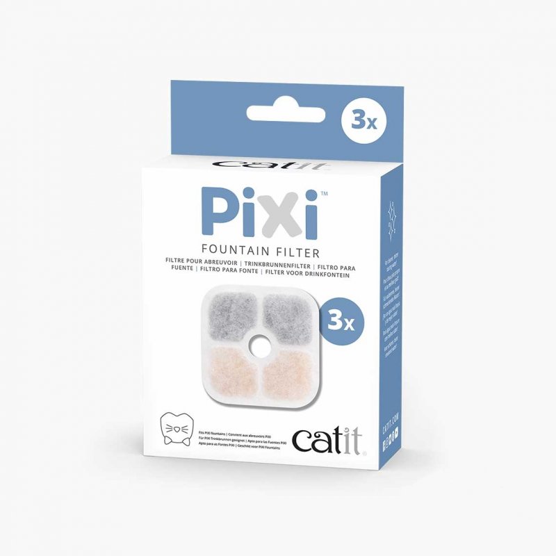 Catit 43721 accessoire de gamelle et d'abreuvoir pour chiens et chats Filtre pour fontaine à eau automatique pour anima