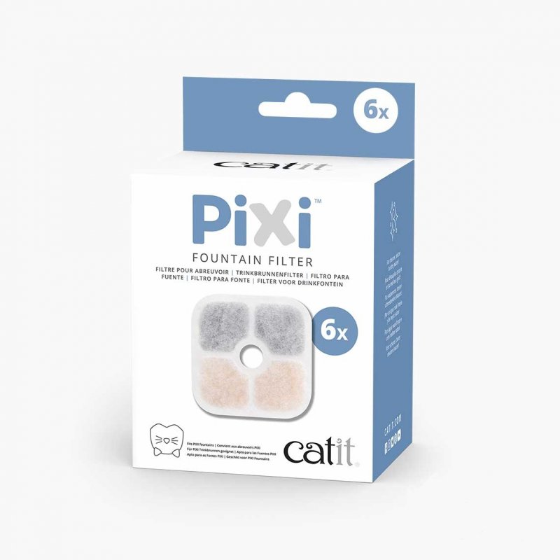 Catit 43722 accessoire de gamelle et d'abreuvoir pour chiens et chats Filtre pour fontaine à eau automatique pour anima