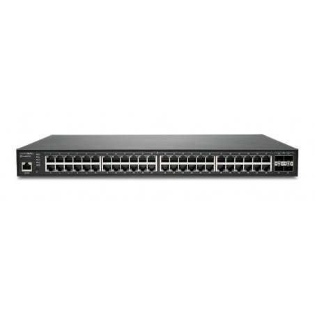 SonicWall SWS14-48FPOE Managed L2 Gigabit Ethernet (10/100/1000) Power over Ethernet (PoE) 1U Black