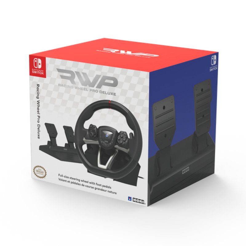 HORI Switch Racing Wheel Pro Deluxe   bk  NSW-429U