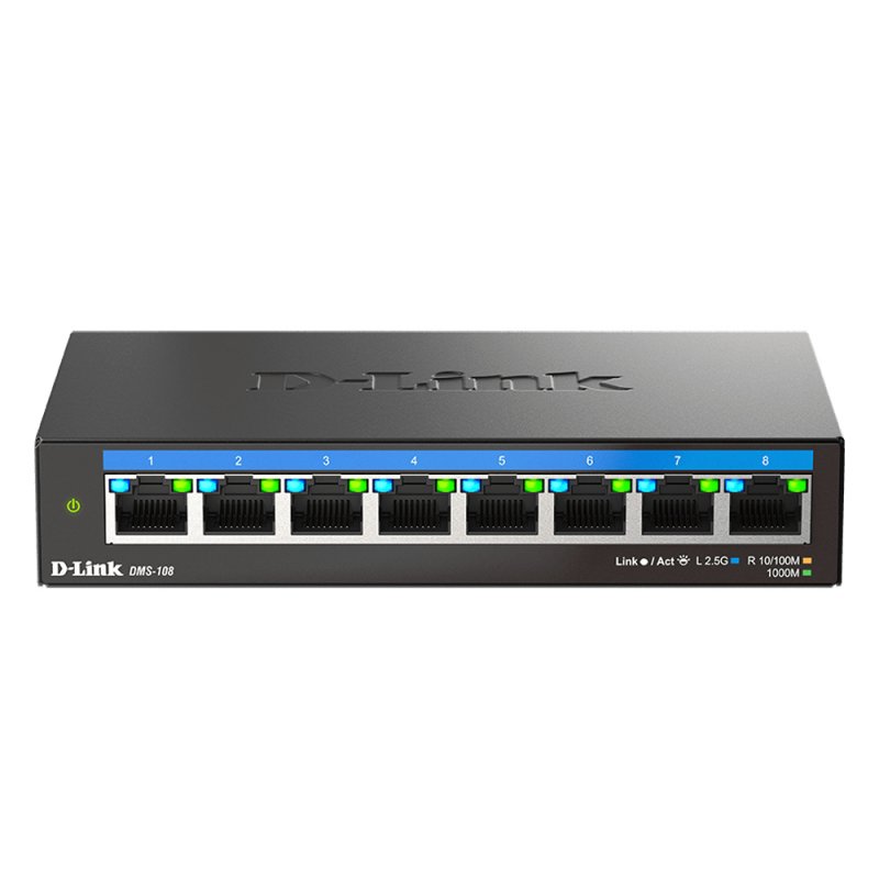 D-LINK Switch 8ports Multigigabit 2.5Gps