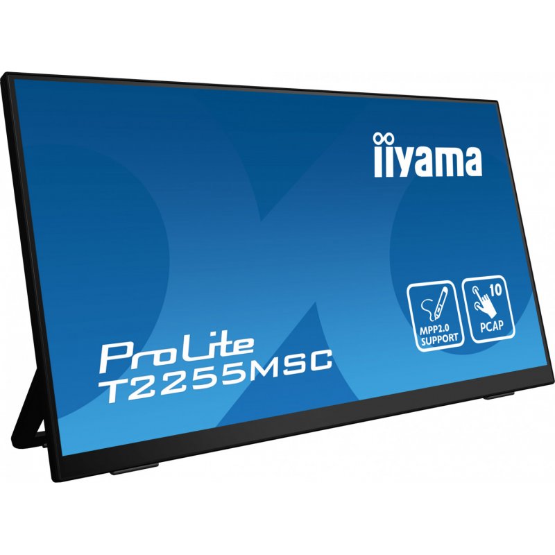 iiyama ProLite T2255MSC-B1 computer monitor 54.6 cm (21.5") 1920 x 1080 pixels Full HD LCD Touchscreen Black