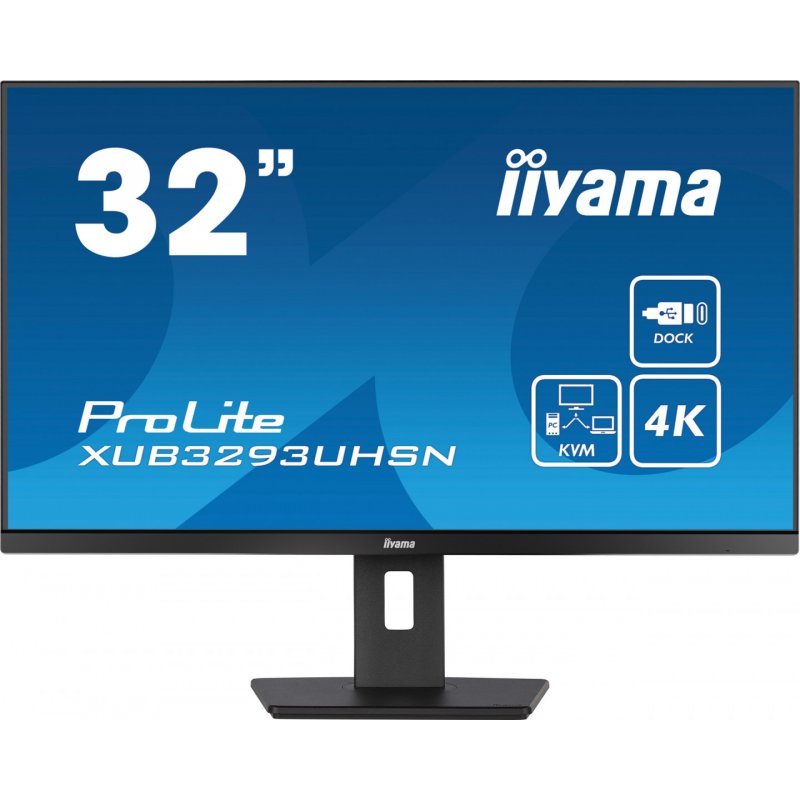 32"W LCD Business 4K UHD IPS USB-C Dock