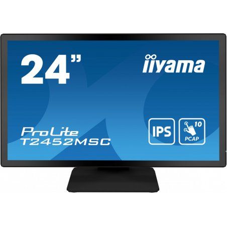 iiyama ProLite T2452MSC-B1 écran plat de PC 60,5 cm (23.8") 1920 x 1080 pixels Full HD LCD Écran tactile Multi-utilisa