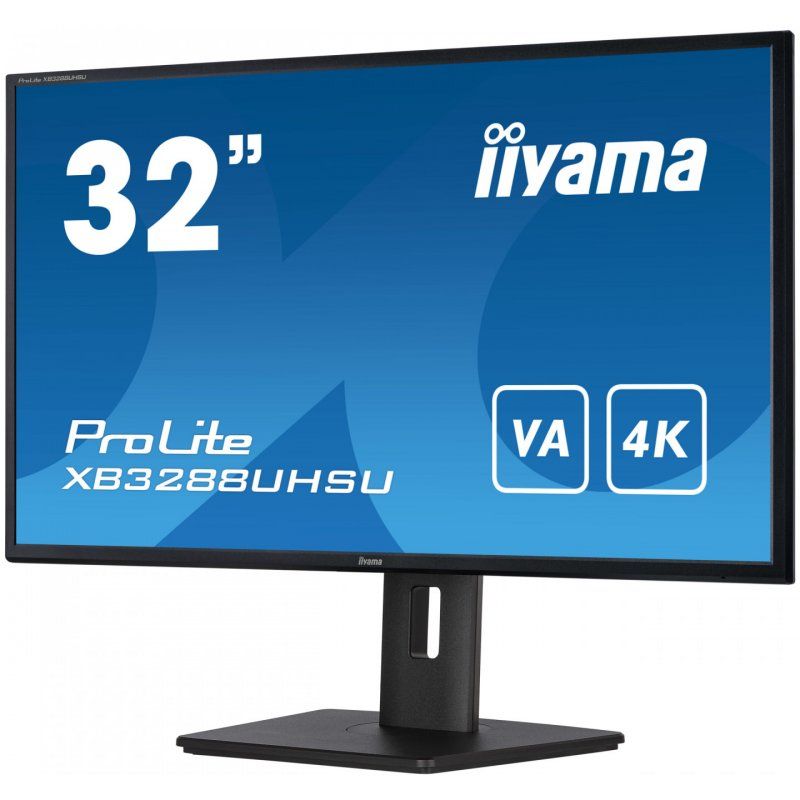 iiyama ProLite XB3288UHSU-B5 écran plat de PC 80 cm (31.5") 3840 x 2160 pixels 4K Ultra HD LCD Noir