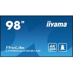 iiyama LH9854UHS-B1AG Signage Display Digital signage flat panel 2.48 m (97.5") LCD Wi-Fi 500 cd/m² 4K Ultra HD Black B