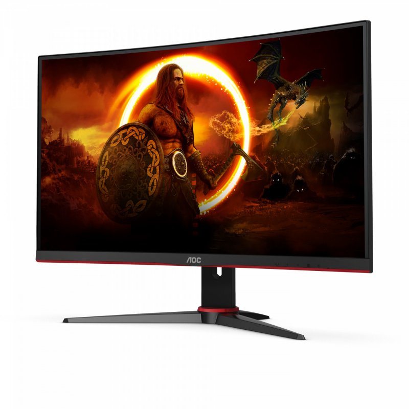 AOC G2 C27G2E/BK écran plat de PC 68,6 cm (27") 1920 x 1080 pixels Noir, Rouge