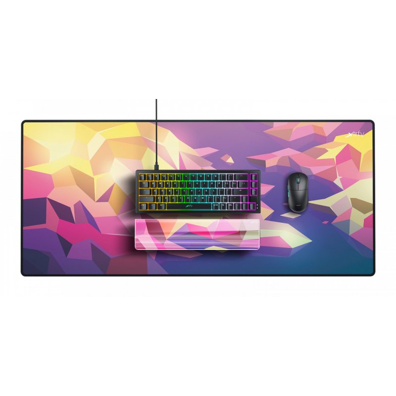 Xtrfy WR5 Compact Litus wrist rest Resin, Silicone Pink