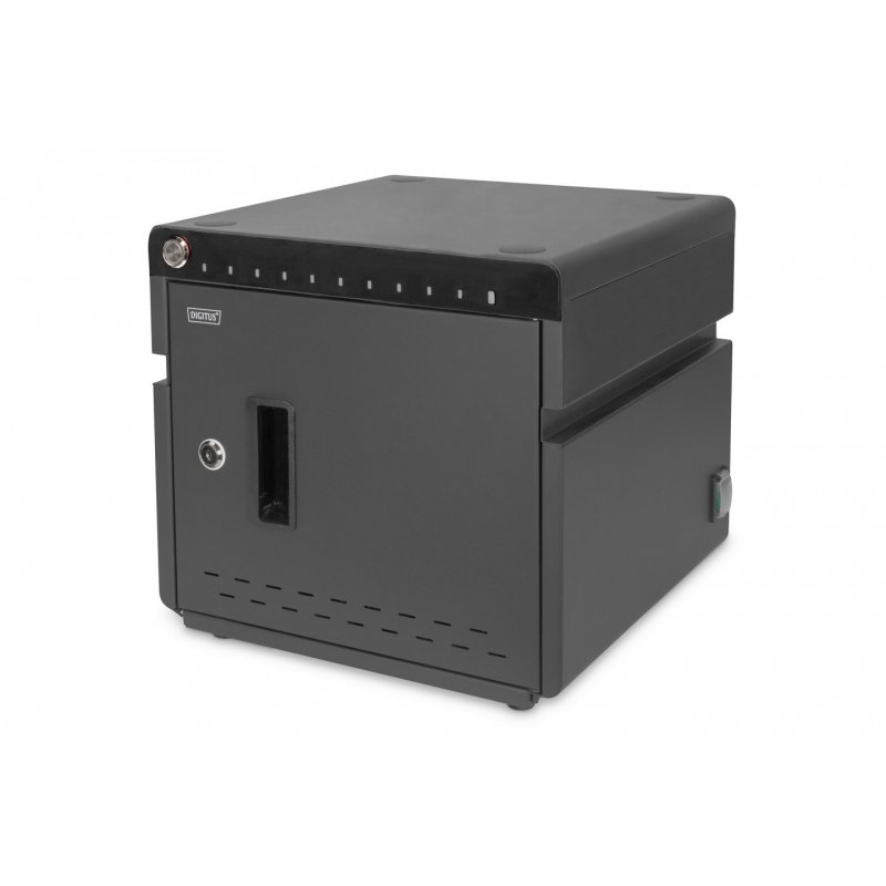 Digitus Armoire de chargement mobile pour ordinateurs portables / tablettes jusqu'à 14 pouces, UV-C, USB-C™