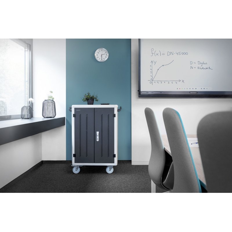 Digitus Mobile charging cabinet for notebooks / tablets up to 15.6 inch, data synchronization, UV-C