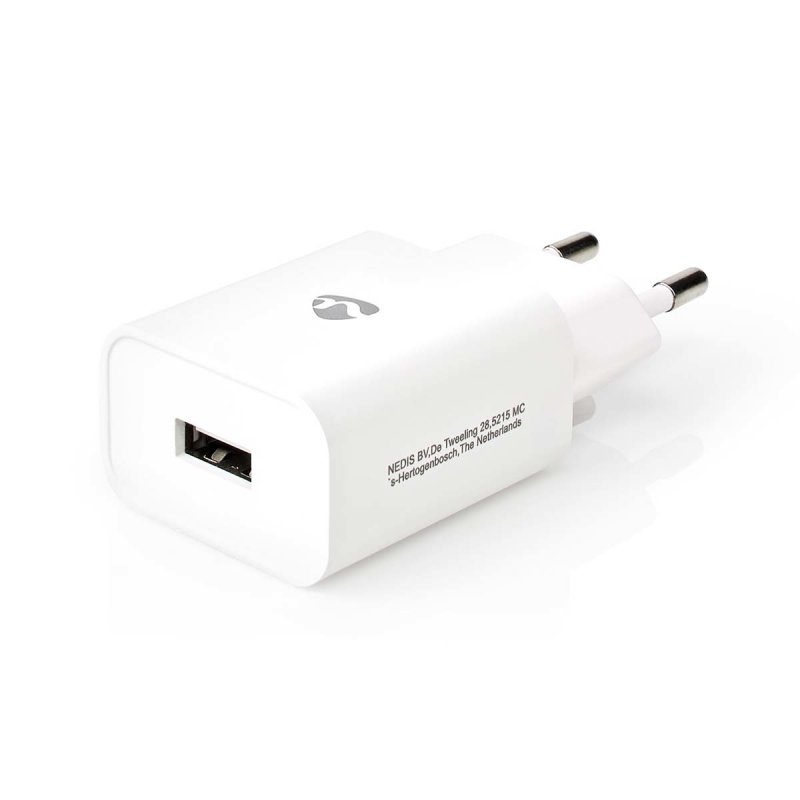 Nedis WCHAU242AWT mobile device charger Universal White AC Indoor