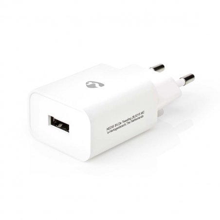 Nedis WCHAU242AWT mobile device charger Universal White AC Indoor