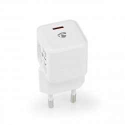Nedis Mini Wall Charger Smartphone, Tablet White AC Indoor