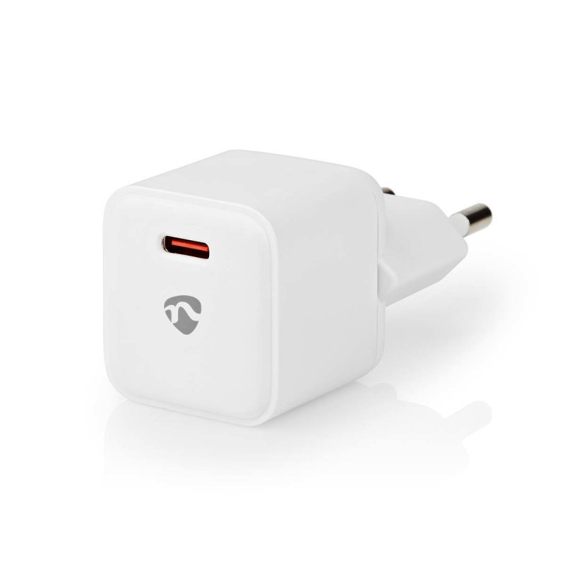Nedis Mini Wall Charger Smartphone, Tablet White AC Indoor