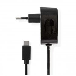 Nedis Netzladegerät 15 W Schnellladefunktion 1x 3.0 A - Anzahl der Ausgänge: 1, USB-C™ (Fixed) Kabel, Single Voltage