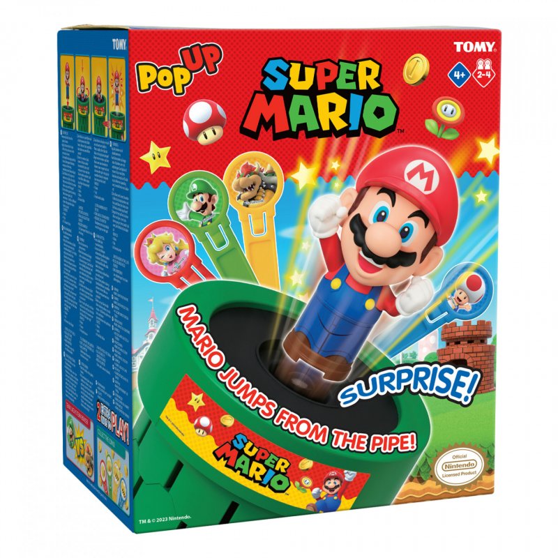 Tomy Pop Up Mario Board game Fine motor skill (dexterity)
