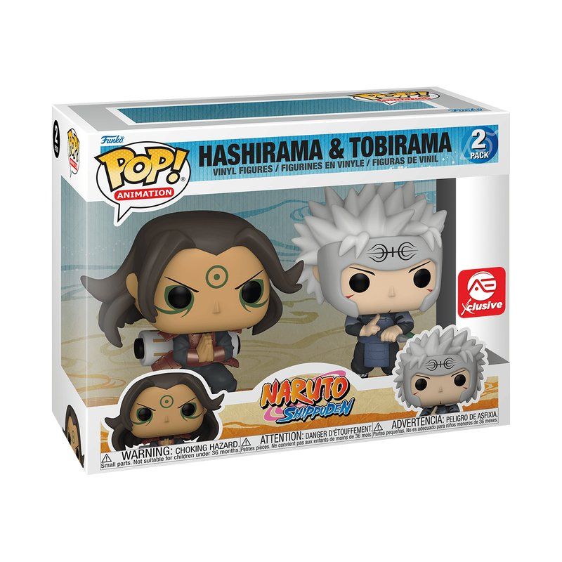 Naruto Shippuden pack 2 POP! Animation Vinyl figurines Hashirama & Tobirama 9 cm