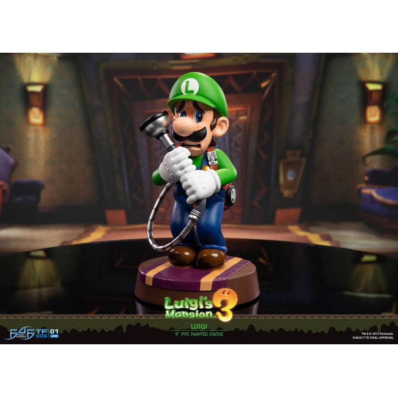 FIGURINE LUIGI'S MANSION 3 LUIGI STANDARD 25CM