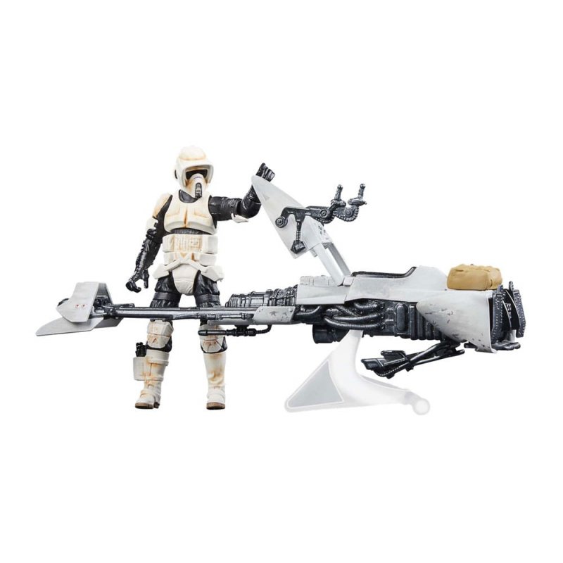 Star Wars: The Mandalorian Vintage Collection véhicule avec figurines Speeder Bike with Scout Trooper & Grogu