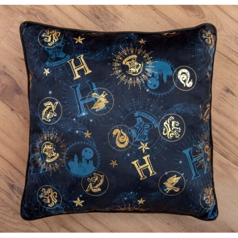 Harry Potter Soft Velboa oreiller Hogwarts 40 x 40 cm