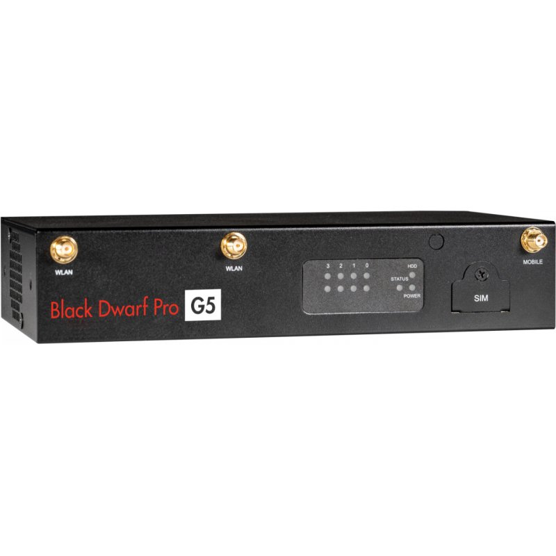 Securepoint Black Dwarf Pro G5 VPN hardware firewall Desktop 2830 Mbit/s