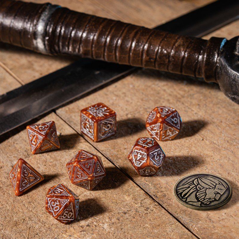 Q-workshop The Witcher Dice Set. Geralt - The Monster Slayer