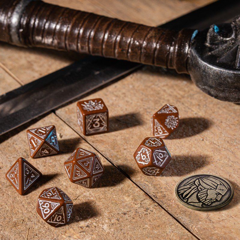 Q-workshop The Witcher Dice Set. Geralt