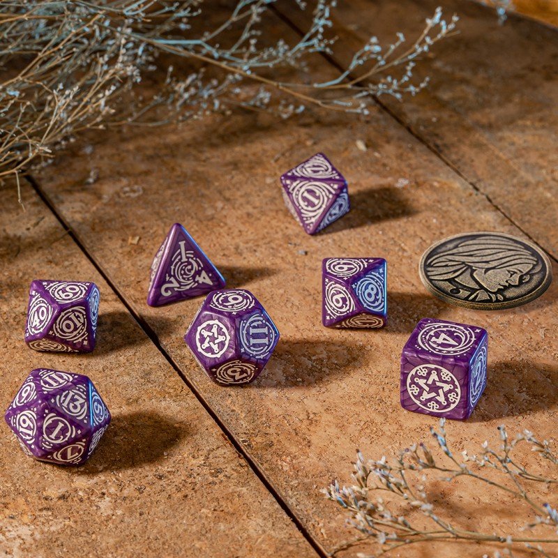 Q-workshop The Witcher Dice Set. Yennefer