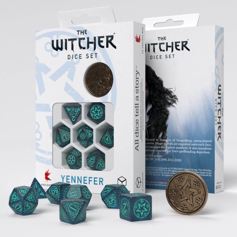 Q-workshop The Witcher Dice Set. Yennefer