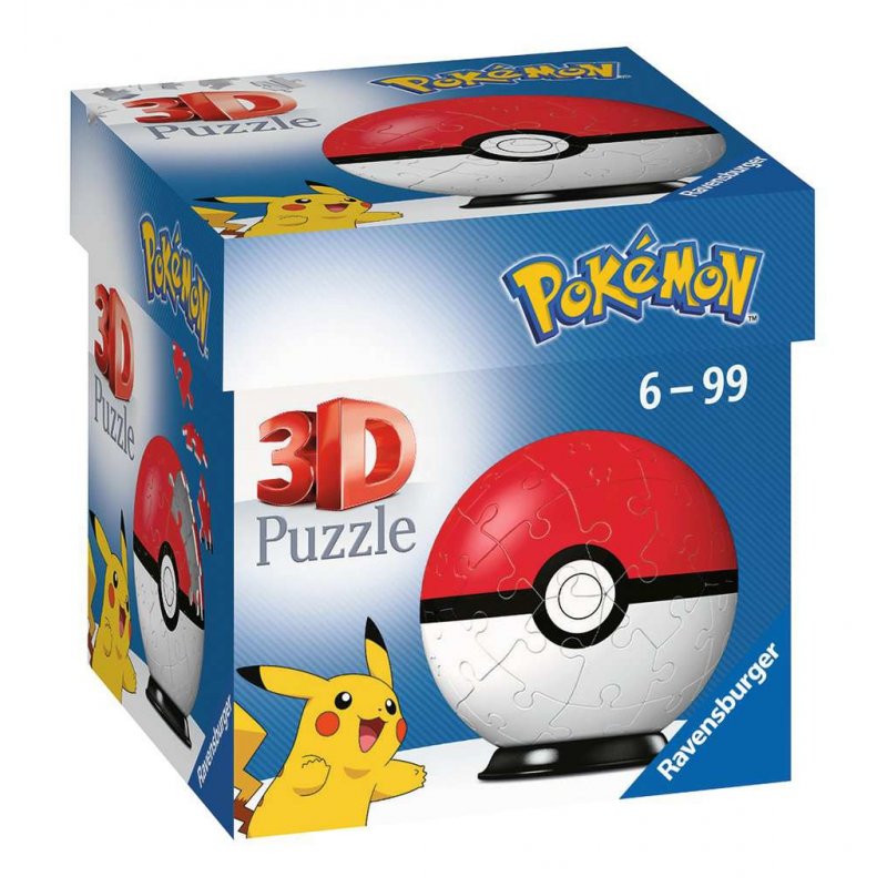 Pokémon puzzle 3D Pokéballs: Classic (55 pièces)