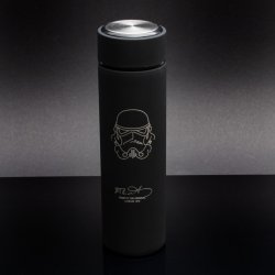 Thumbs Up 1002266 thermos Noir, Gris, Argent