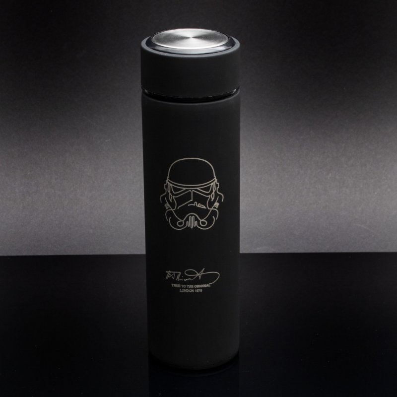 Thumbs Up 1002266 thermos Noir, Gris, Argent