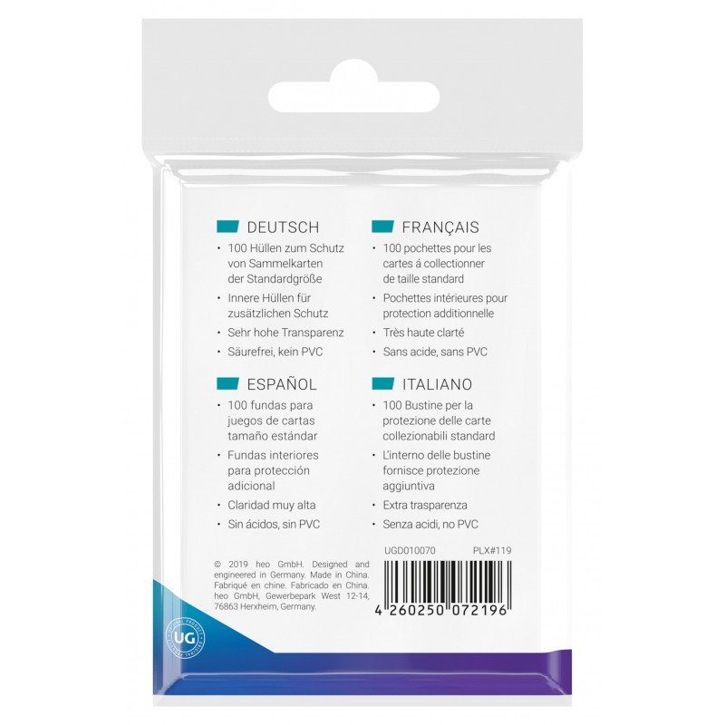 ULTIMATE GUARD Precise-Fit Japanese Size Protège-carte