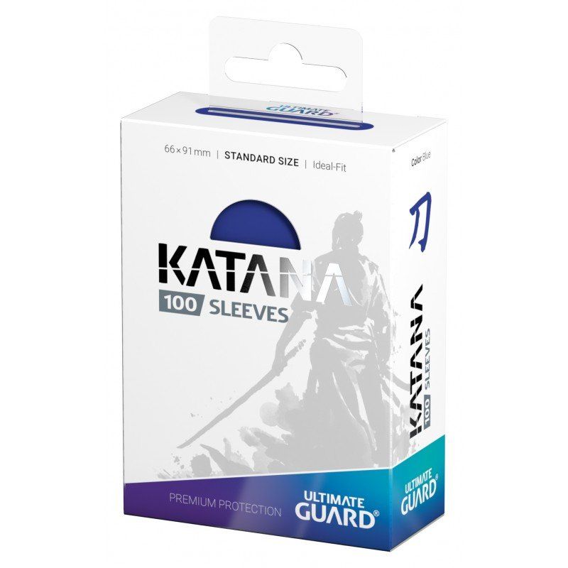 Ultimate Guard 100 pochettes Katana Sleeves taille standard Bleu